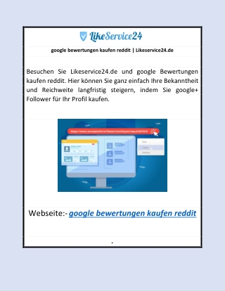 google bewertungen kaufen reddit | Likeservice24.de