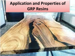 Properties of GRP in construction