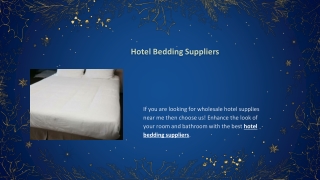 Hotel Supply Sheets