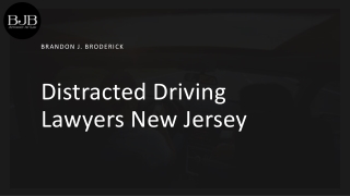 Distracted Driving Lawyers New Jersey