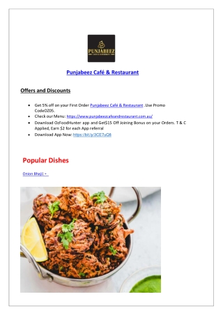 Punjabeez cafe & restaurant Hendra, QLD – 5% off