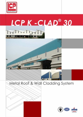 K-CLAD 30 | Trapezoidal Profile - LCP Building Products PVT LTD