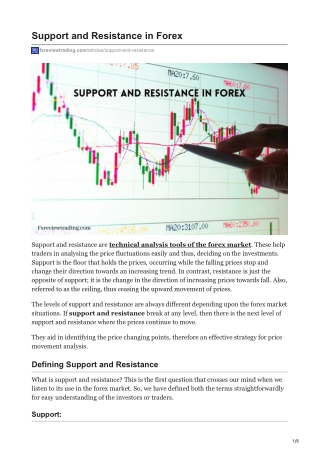 fxreviewtrading.com-Support and Resistance in Forex