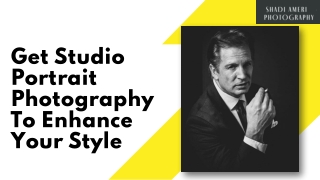 Get Studio Portrait Photography To Enhance Your Style