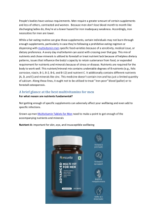 What we know about multivitamins so far