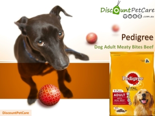 Pedigree Dog Adult Meaty Bites Beef For Dog | DiscountPetCare