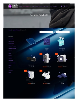 Detailer Products