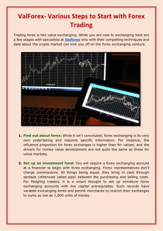 ValForex- Various Steps to Start with Forex Trading-converted