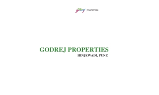 Godrej Properties Hinjewadi Pune Brochure