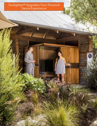 Sunlighten® Upgrades Your Personal Sauna Experience