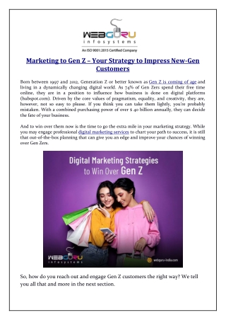 Marketing to Gen Z – Your Strategy to Impress New-Gen Customers