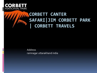 Corbett Canter Safari|Jim Corbett Park | Corbett Travels