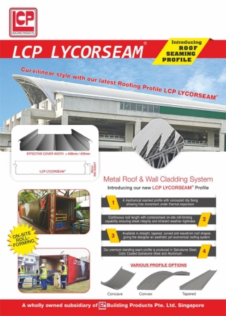 STANDING SEAM - LCP LYCORSEAM | LCP Building products Pvt Ltd