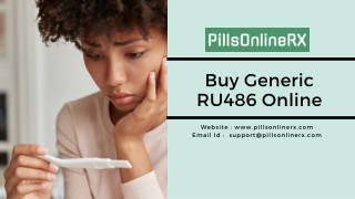 Buy Generic RU486 Online - Pillsonlinerx