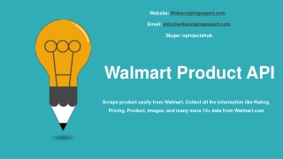Walmart Product API