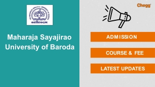 Maharaja Sayajirao University of Baroda — [MSU], Vadodara