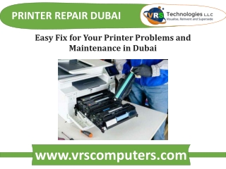 Easy Fix for Your Printer Repairs and Maintenance in Dubai