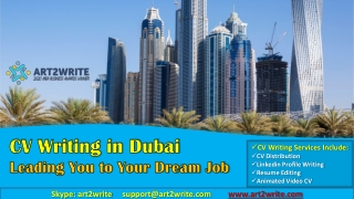 CV Writing in Dubai: Leading You to Your Dream Job