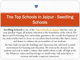 The Top Schools in Jaipur - Seedling Schools