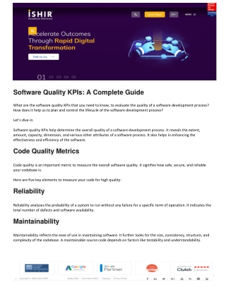 Software Quality KPIs: A Complete Guide