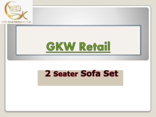 GKW Retail 2 seater sofa set