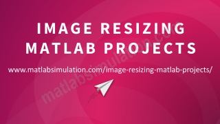 Image Resizing Matlab Final Year Projects Ideas