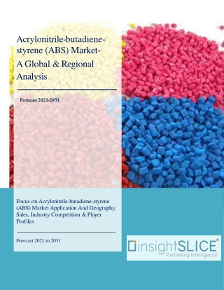 Acrylonitrile-butadiene-styrene (ABS) Market  Trends, Analysis and Forecast,2031