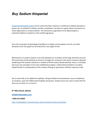 Buy Sodium thiopental 2