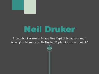 Neil Druker - Business Development Manager From Boston, MA
