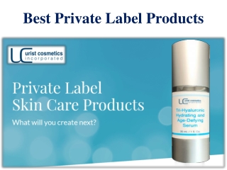 Best Private Label Products