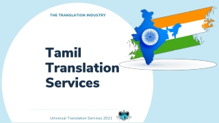 Tamil Translation Services