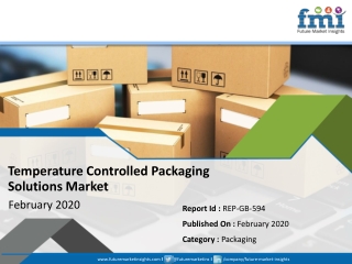 Temperature Controlled Packaging Solutions Market