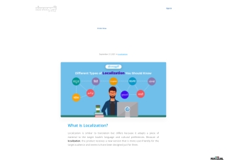 Different Types of Localization You Should Know