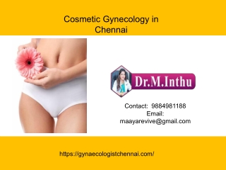 Cosmetic Gynecology in Chennai