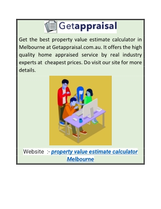 Property Value Estimate Calculator Melbourne Getappraisal.com.au