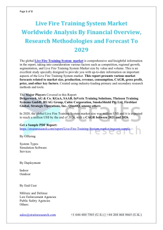 Live Fire Training System Market