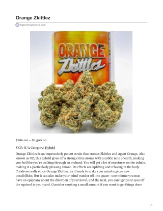 Orange Zkittlez