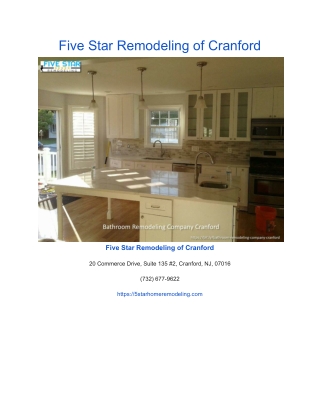 Five Star Remodeling of Cranford