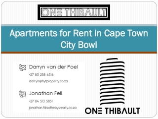 Apartments for Rent in Cape Town City Bowl