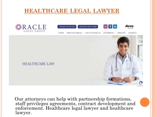 healthcare lawyer