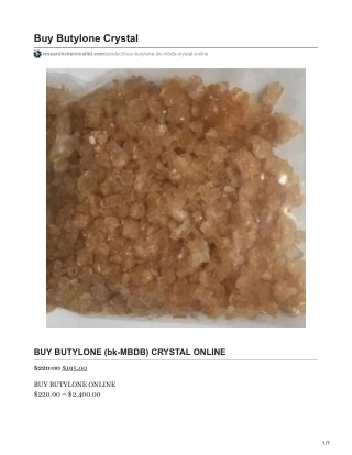 Butylone Crystal