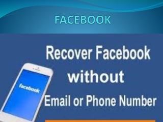 How To Facebook Account Recover Reset Without Email or Phone Number?