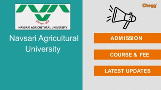 Navsari Agricultural University — [NAU], Navsari