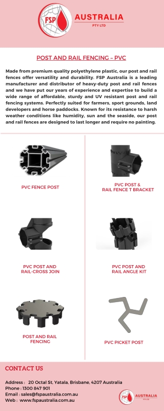 World class Quality Plastic Fence Posts