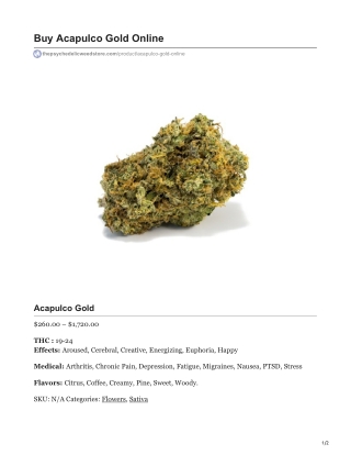 Acapulco Gold
