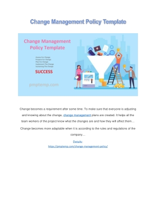 Change Management Policy Template
