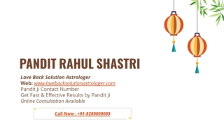 Love Problem Solution | Love Back Solution Astrologer