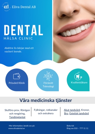 Abättre liv börjar med ett vackert leende | Eliva Dental