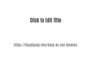 Đăng ký Binance