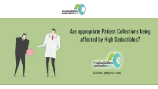 Are appropriate Patient Collections being affected by High Deductibles?